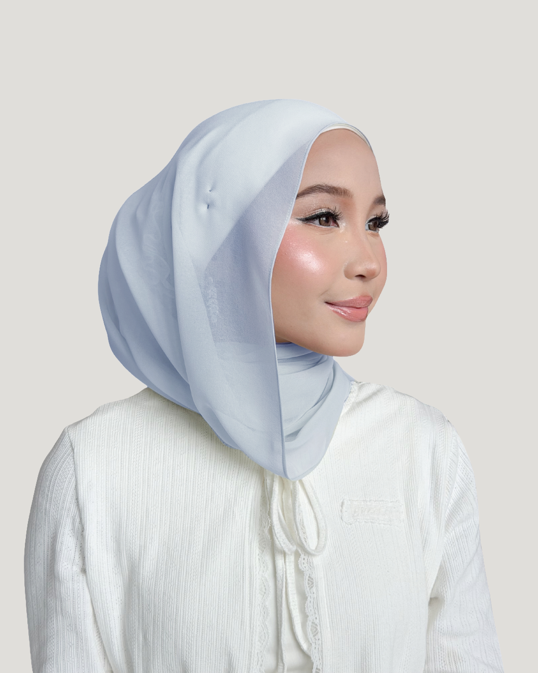 (Essential) Chiffon Silk in Skyveil | Guzel KL