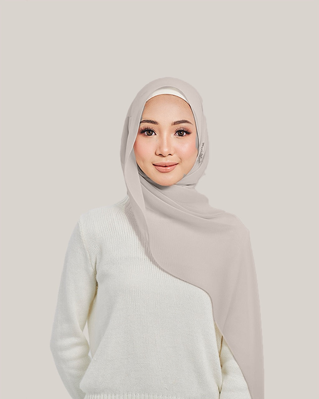 Chiffon Silk in Smores | Guzel KL