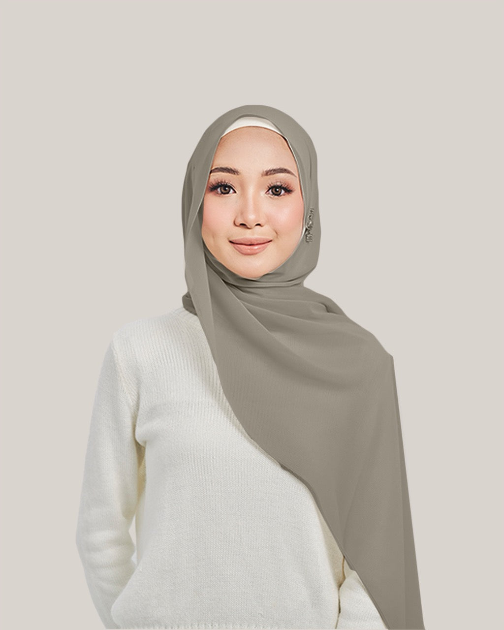 Chiffon Silk in Starnight | Guzel KL