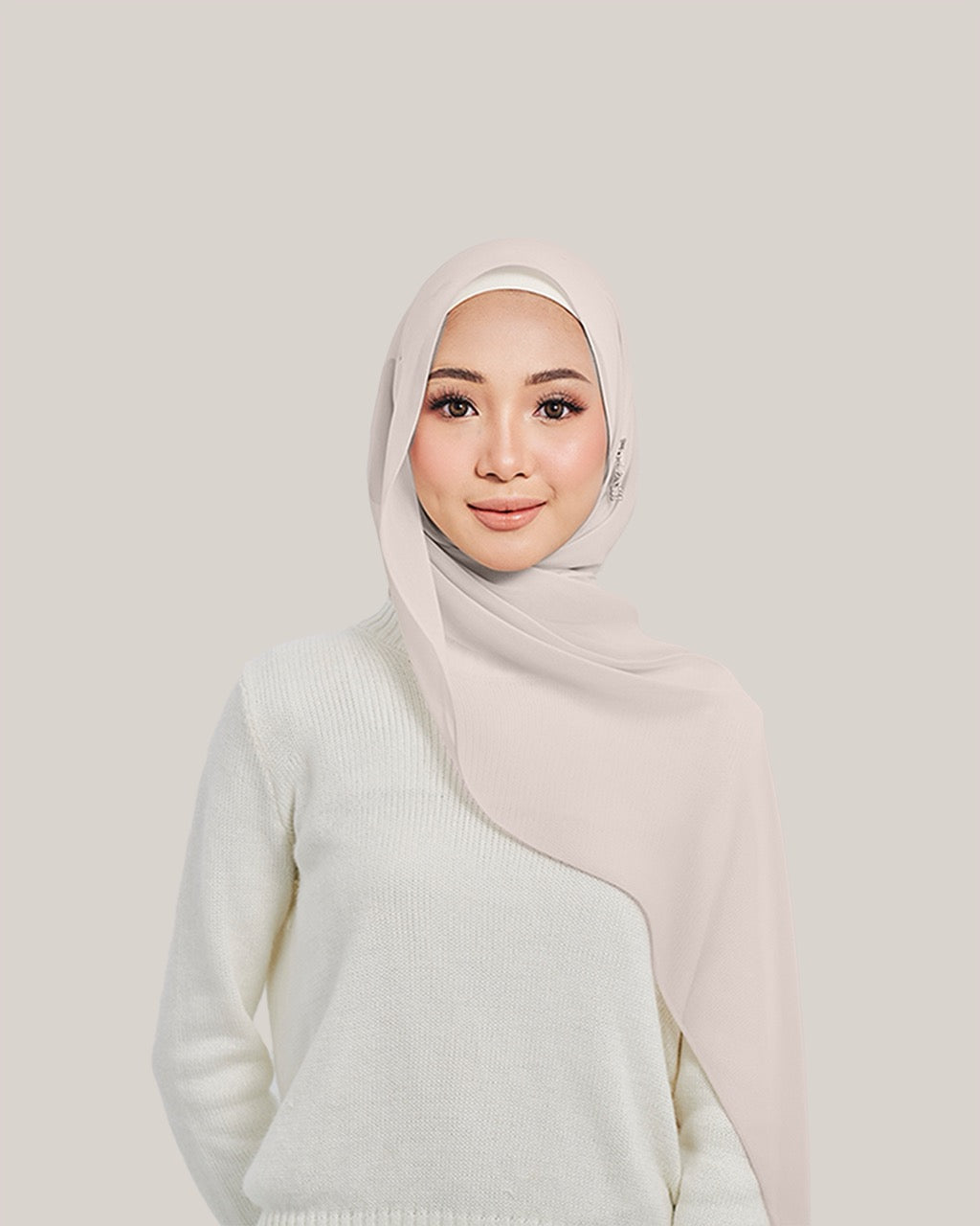 Chiffon Silk in Sweat Pea | Guzel KL