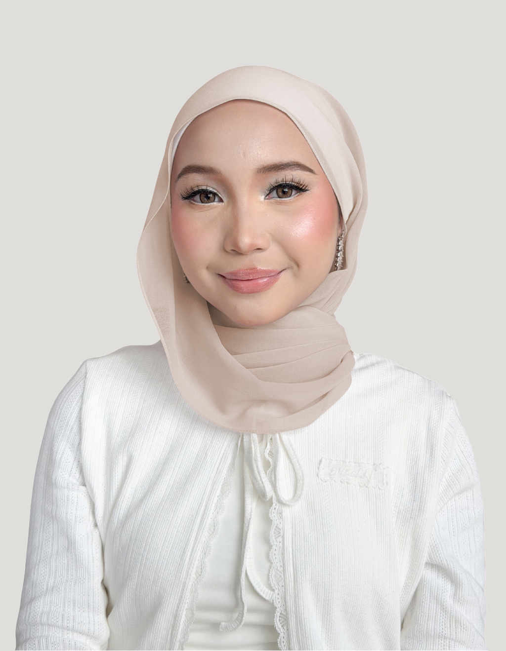 (Essential) Chiffon Silk in Toast | Guzel KL