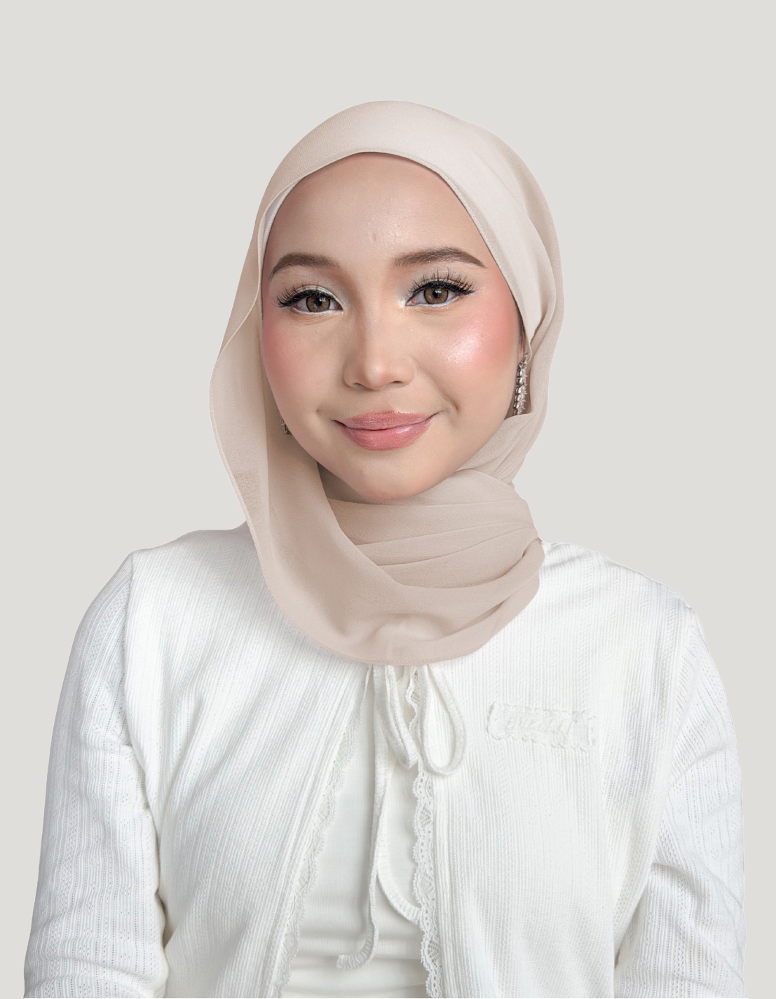 (Essential) Chiffon Silk in Toast | Guzel KL
