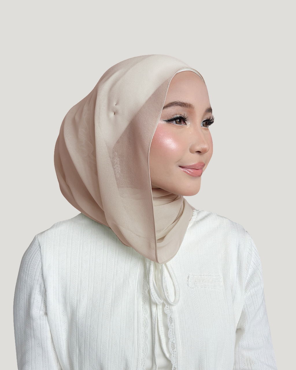 (Essential) Chiffon Silk in Toast | Guzel KL