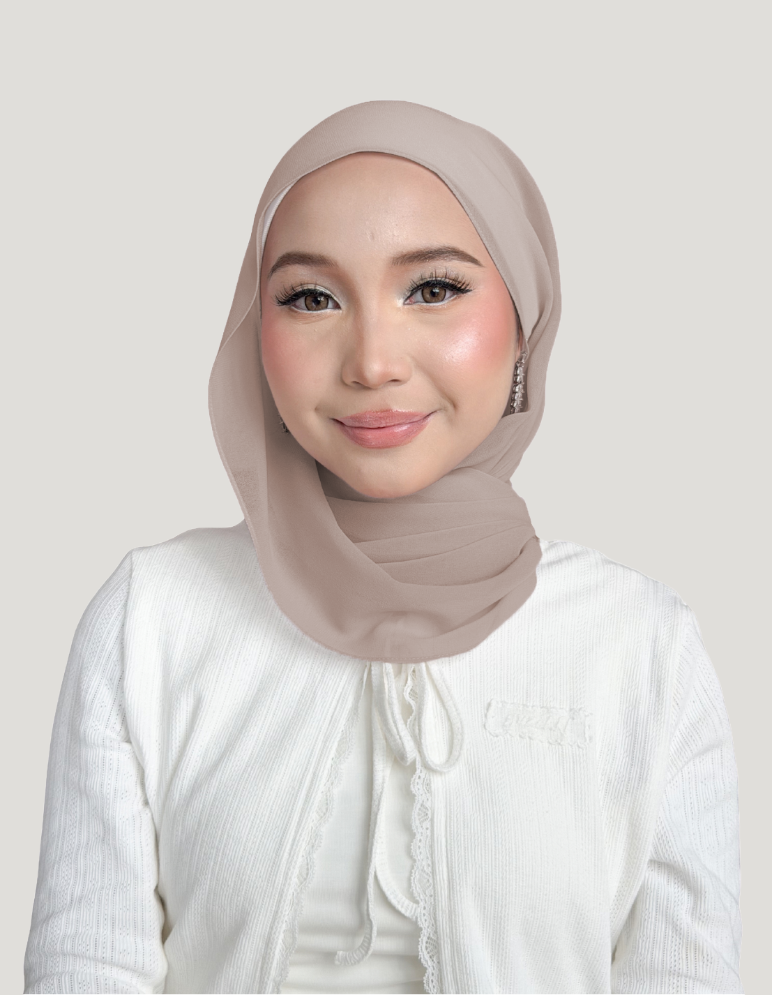 (Essential) Chiffon Silk in Truffle | Guzel KL