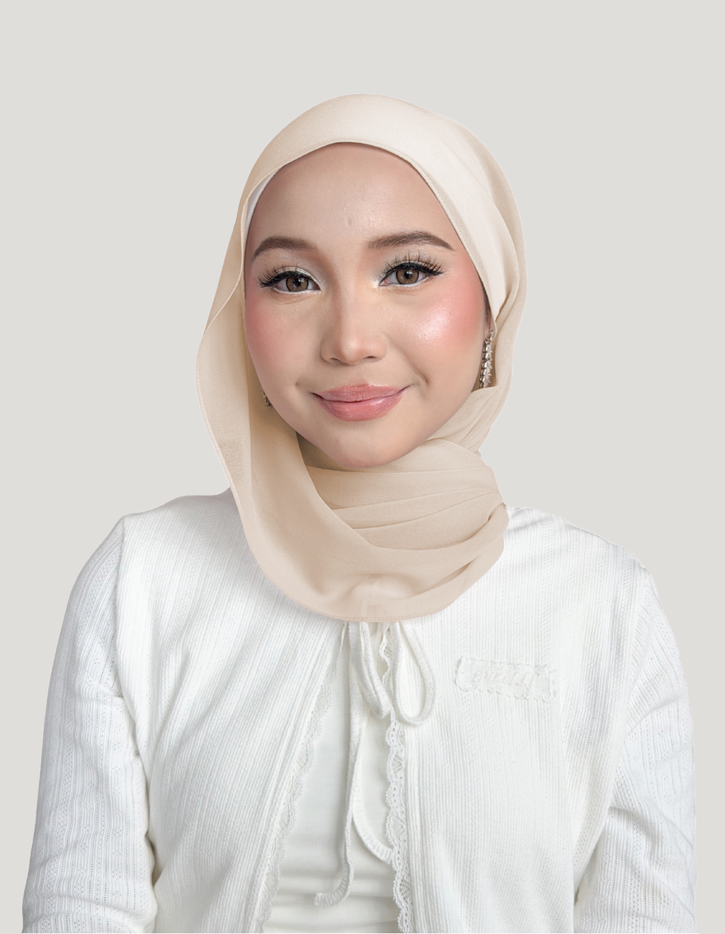 (Essential) Chiffon Silk in Wheat | Guzel KL