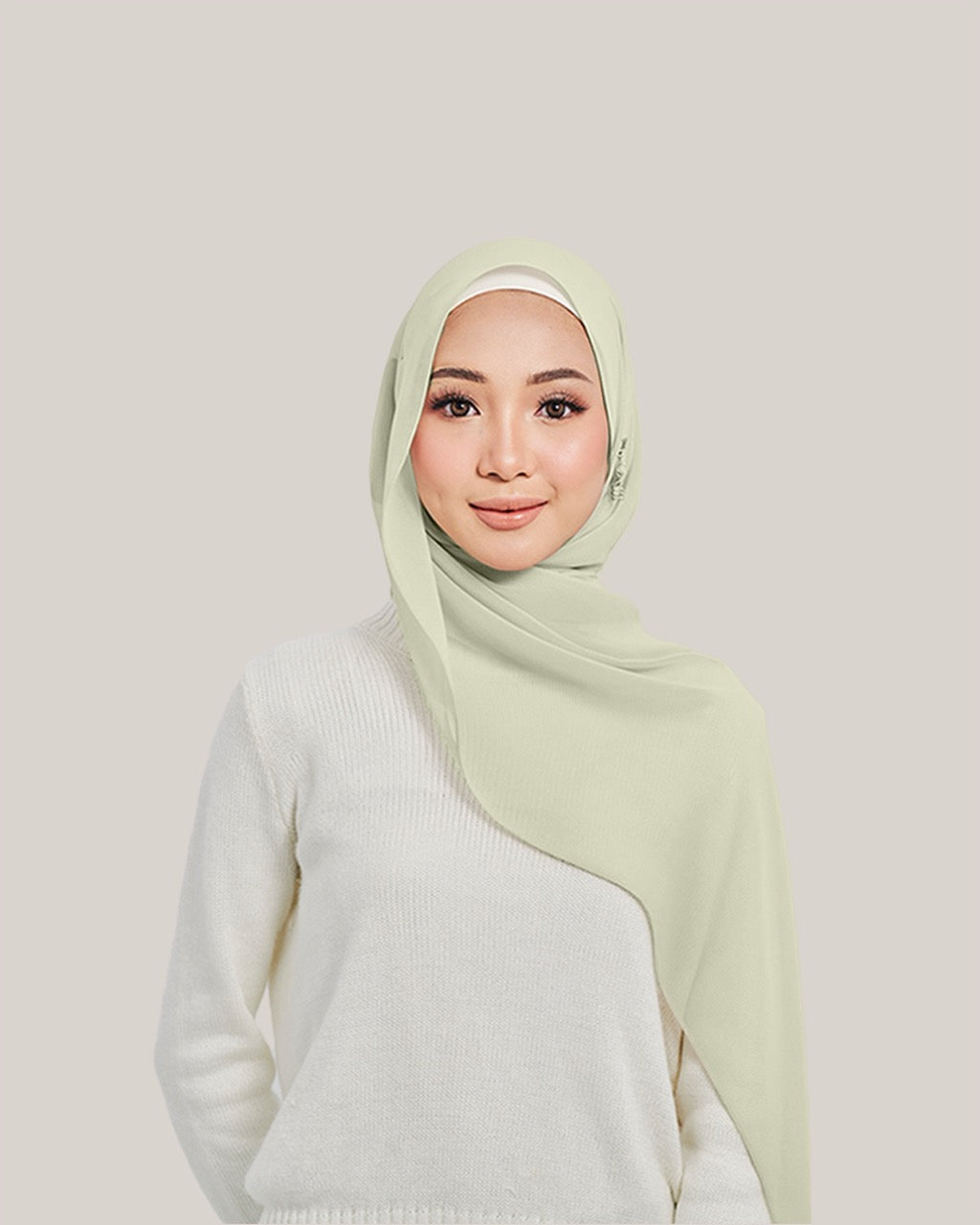 Chiffon Silk in Whirlybird| Guzel KL