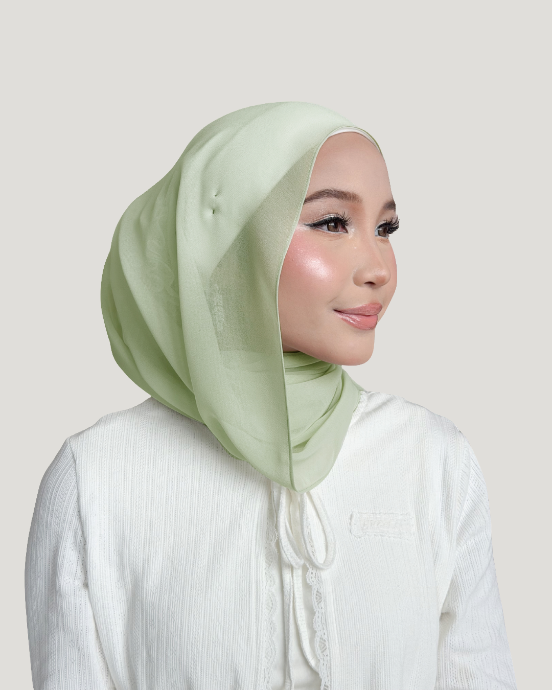 (Essential) Chiffon Silk in Willow Silk | Guzel KL