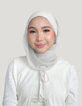 (Essential) Chiffon Silk in Winter Pearl | Guzel KL