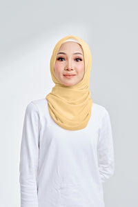 Pearl Chiffon in Golden Aura | Guzel KL